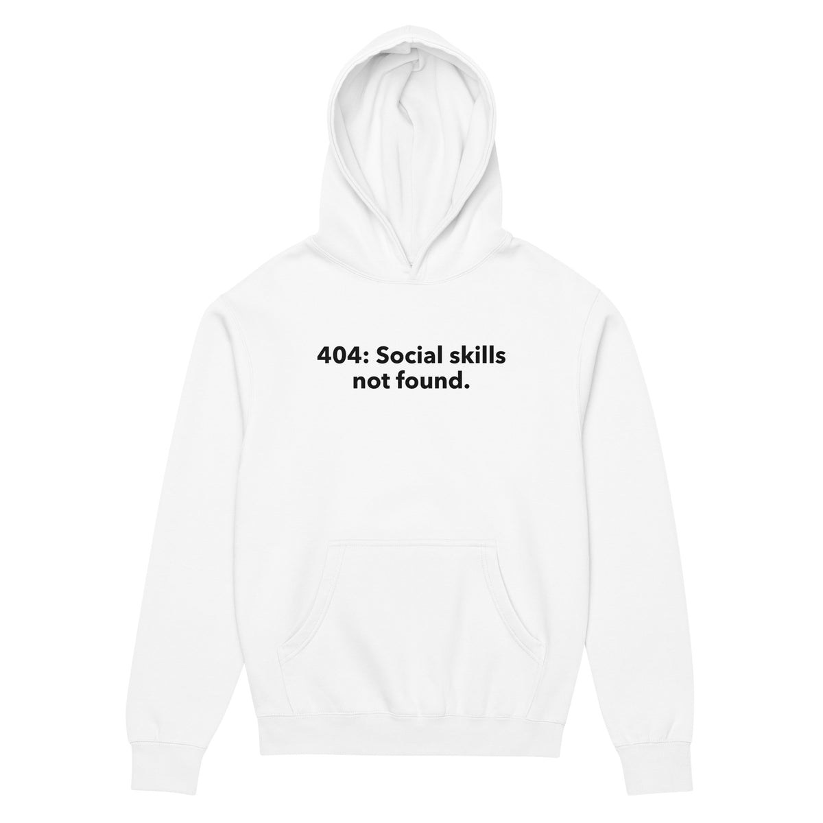 404: Social Skills Not Found - Men’s box hoodie