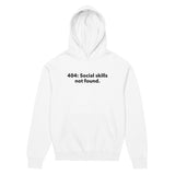 404: Social Skills Not Found - Men’s box hoodie
