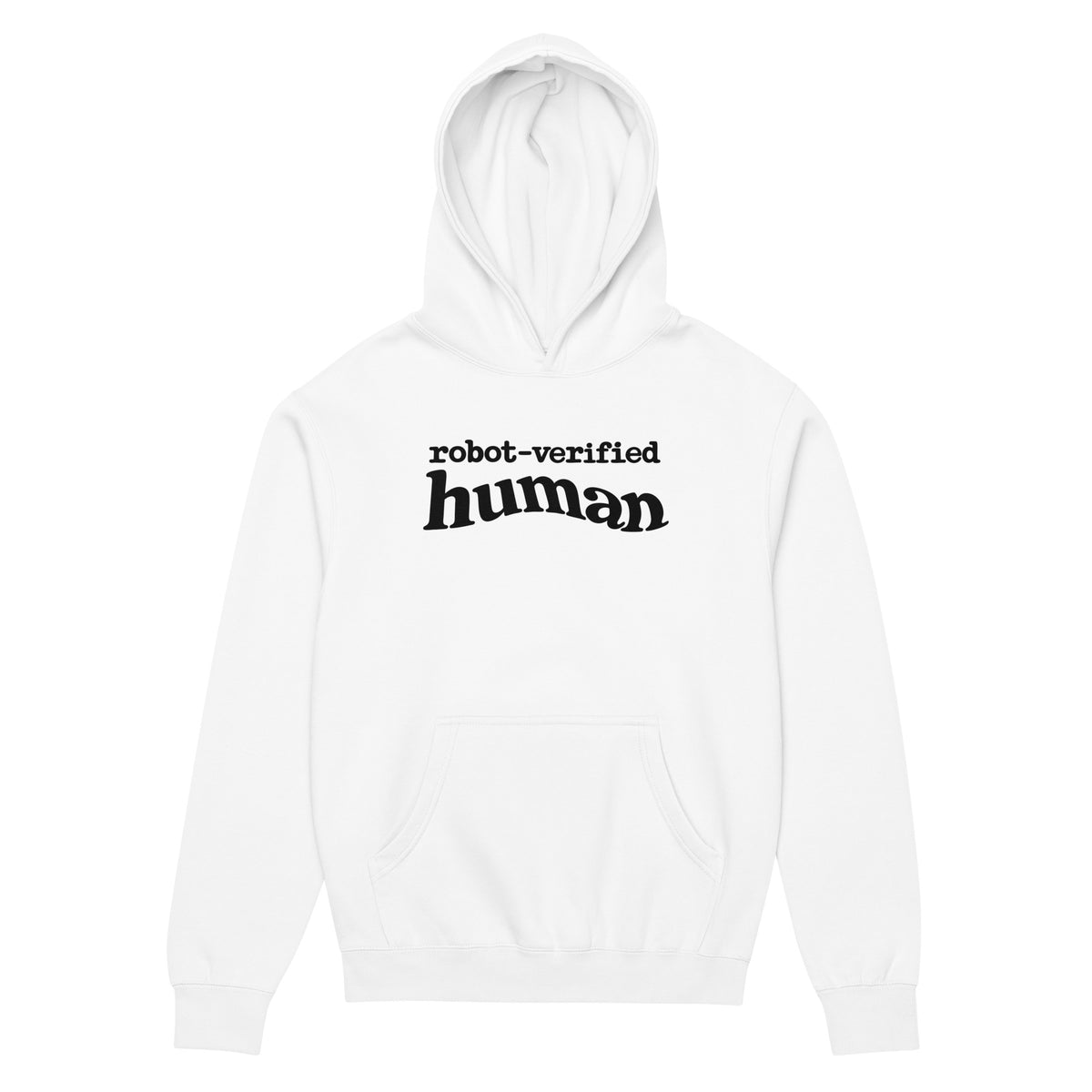 Robot-Verified Human - Men’s box hoodie
