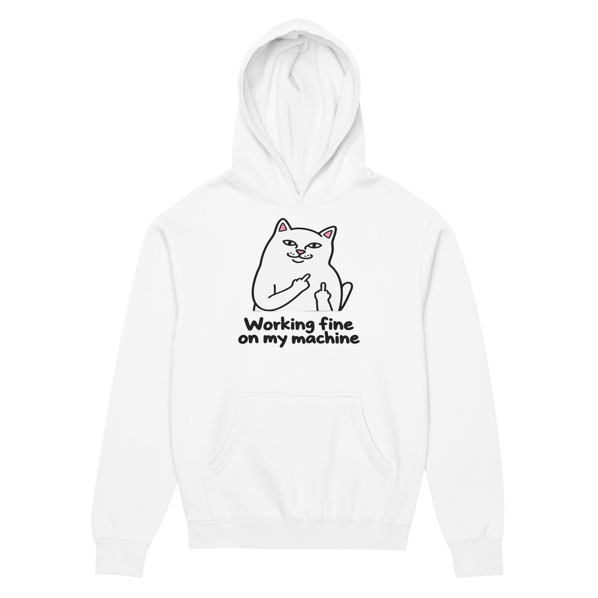 Working Fine on My Machine - Men’s box hoodie