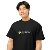 Python Logo - Code with Elegance - Men’s box tee