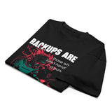 Backups Are for Those Who Can’t Handle a Punch - Men’s box tee