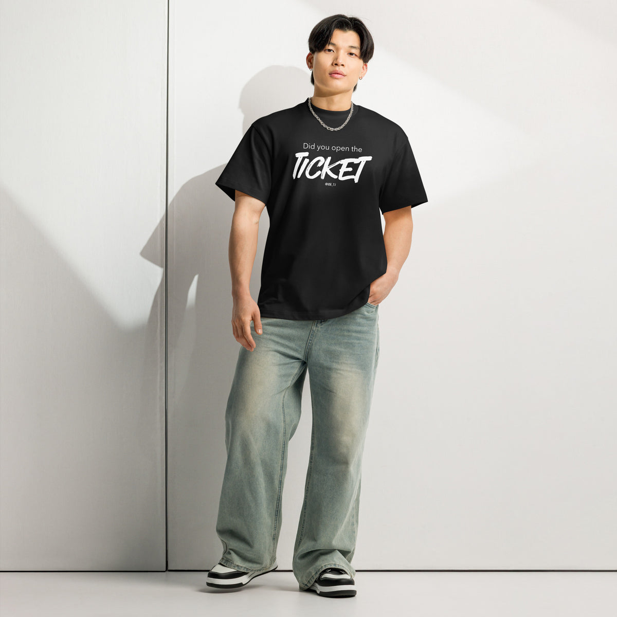 Did You Open the Ticket? - Men’s box tee