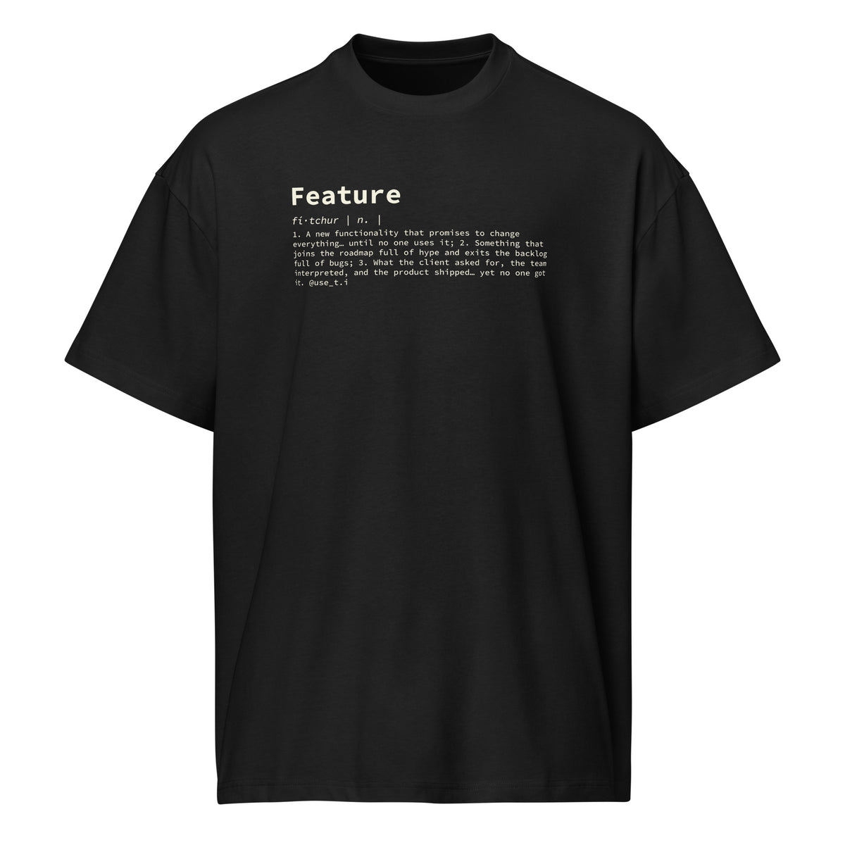 Feature Definition - Men’s box tee