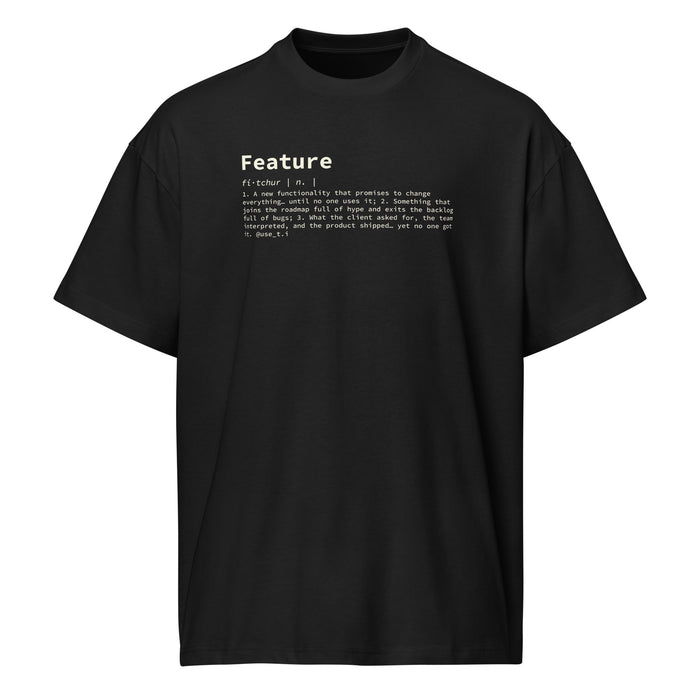 Feature Definition - Men’s box tee