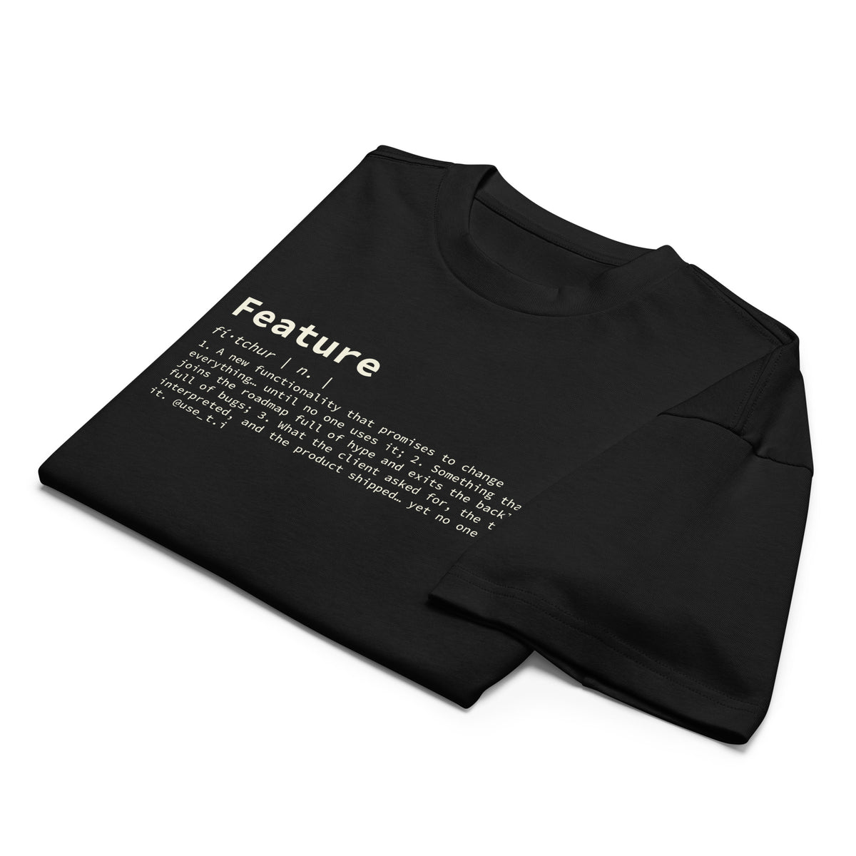 Feature Definition - Men’s box tee