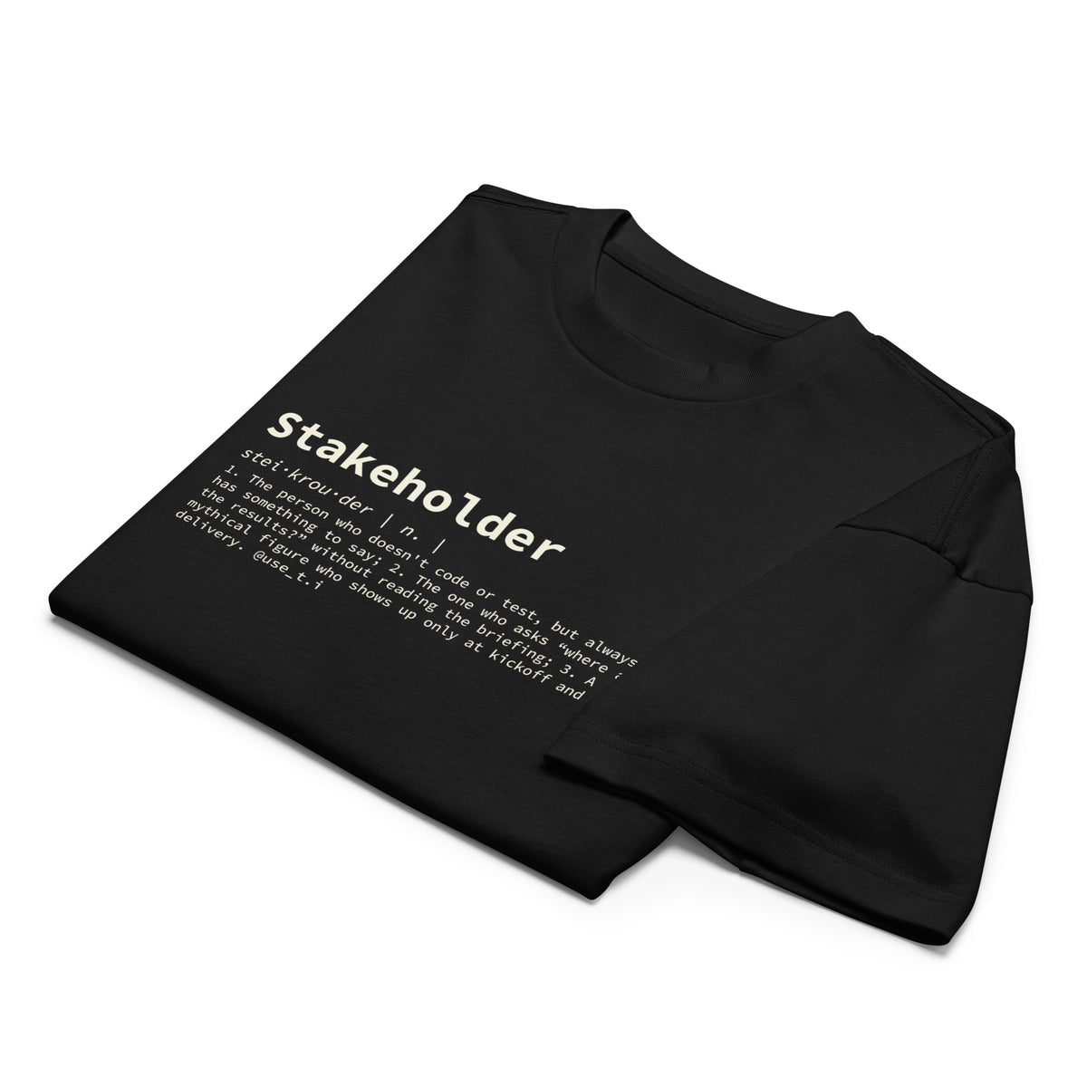 Stakeholder Definition - Men’s box tee