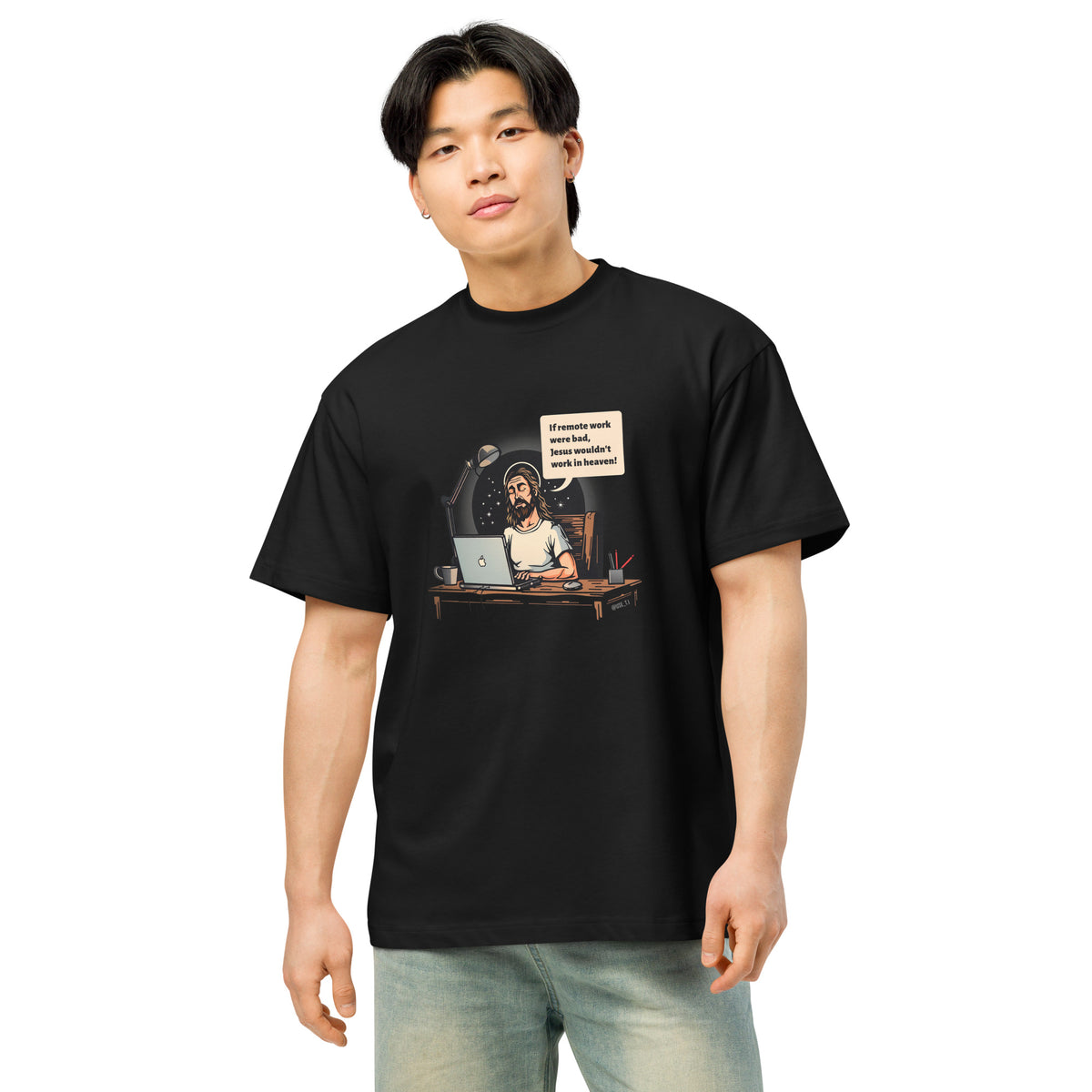 If Remote Work Were Bad - Men’s box tee