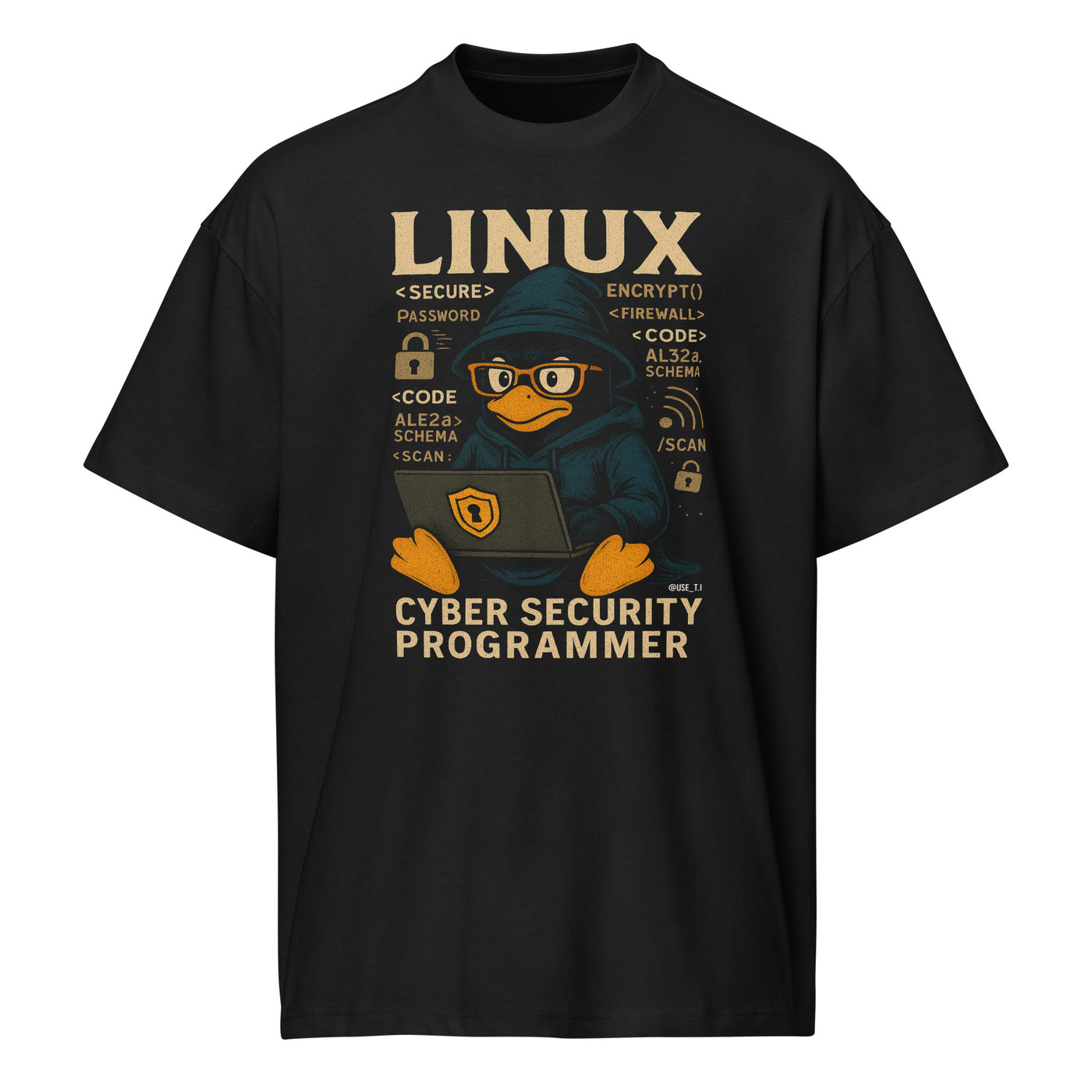 Linux Cyber Security Programmer - Men’s box tee