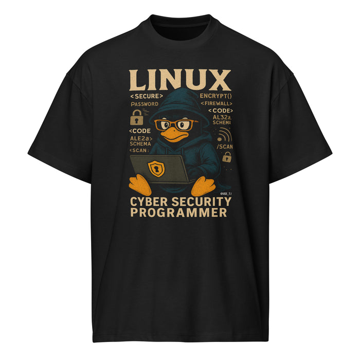 Linux Cyber Security Programmer - Men’s box tee