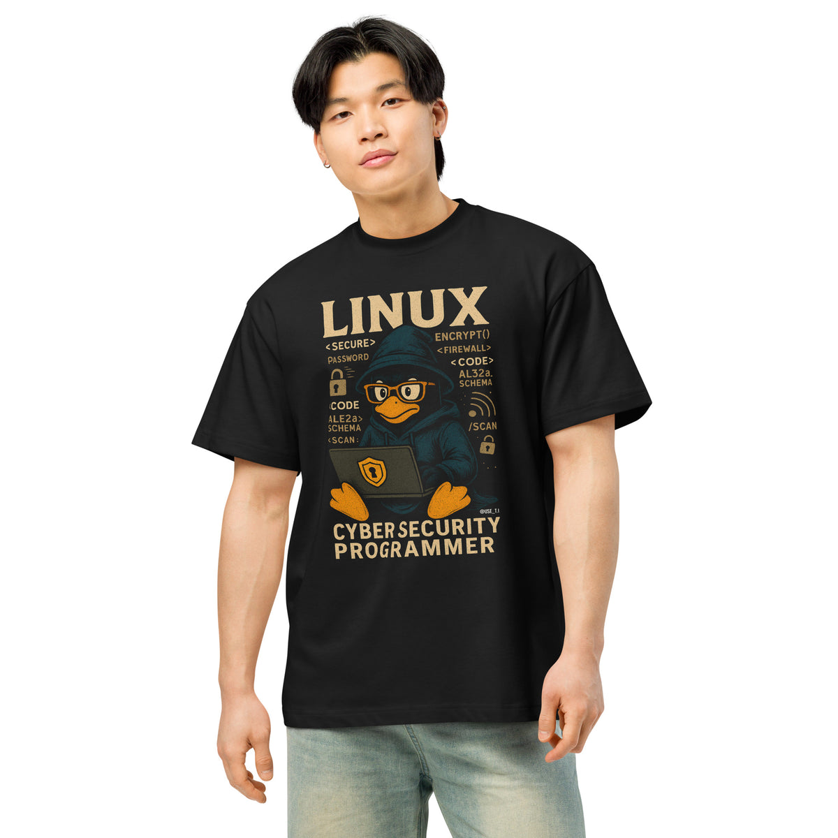 Linux Cyber Security Programmer - Men’s box tee