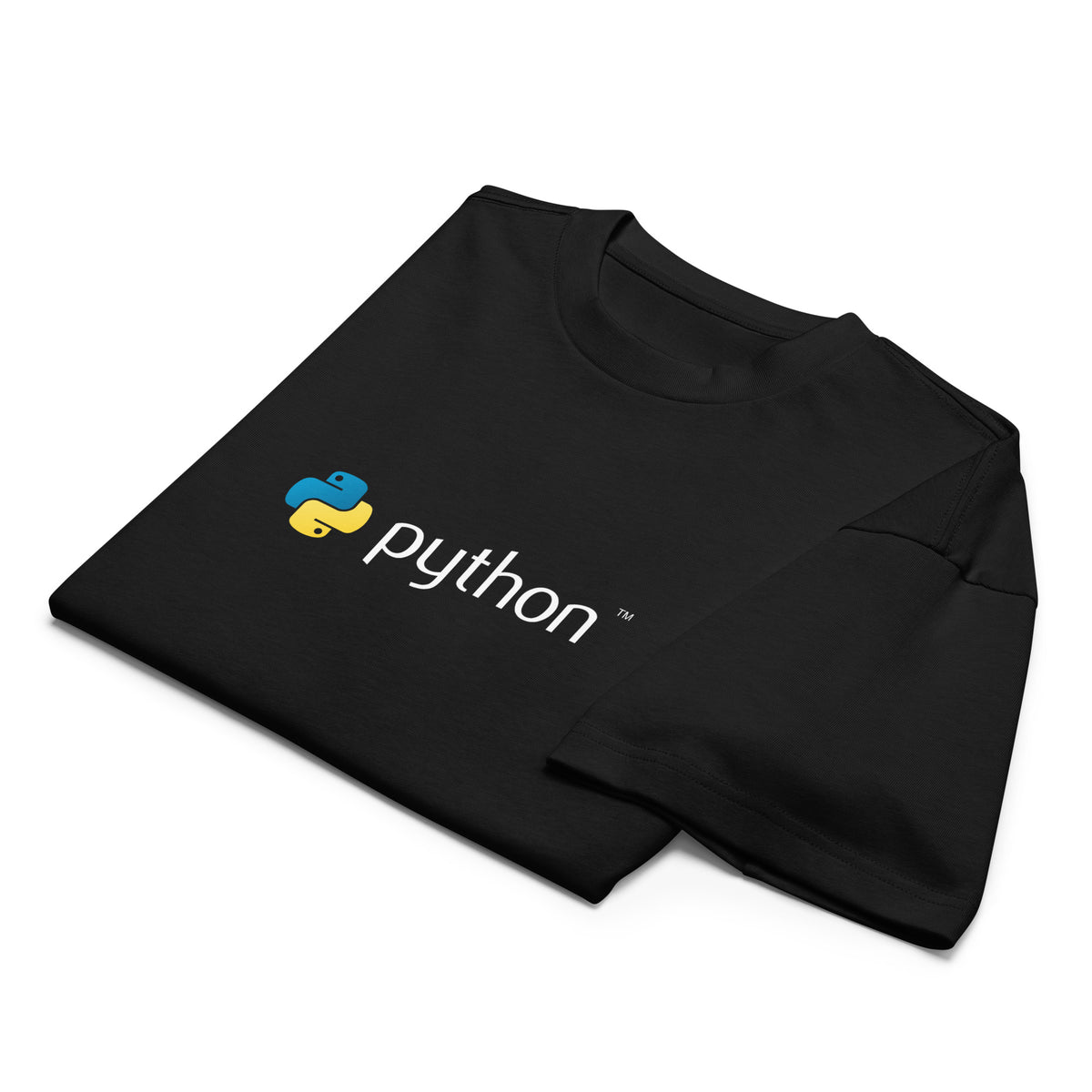 Python Logo - Code with Elegance - Men’s box tee