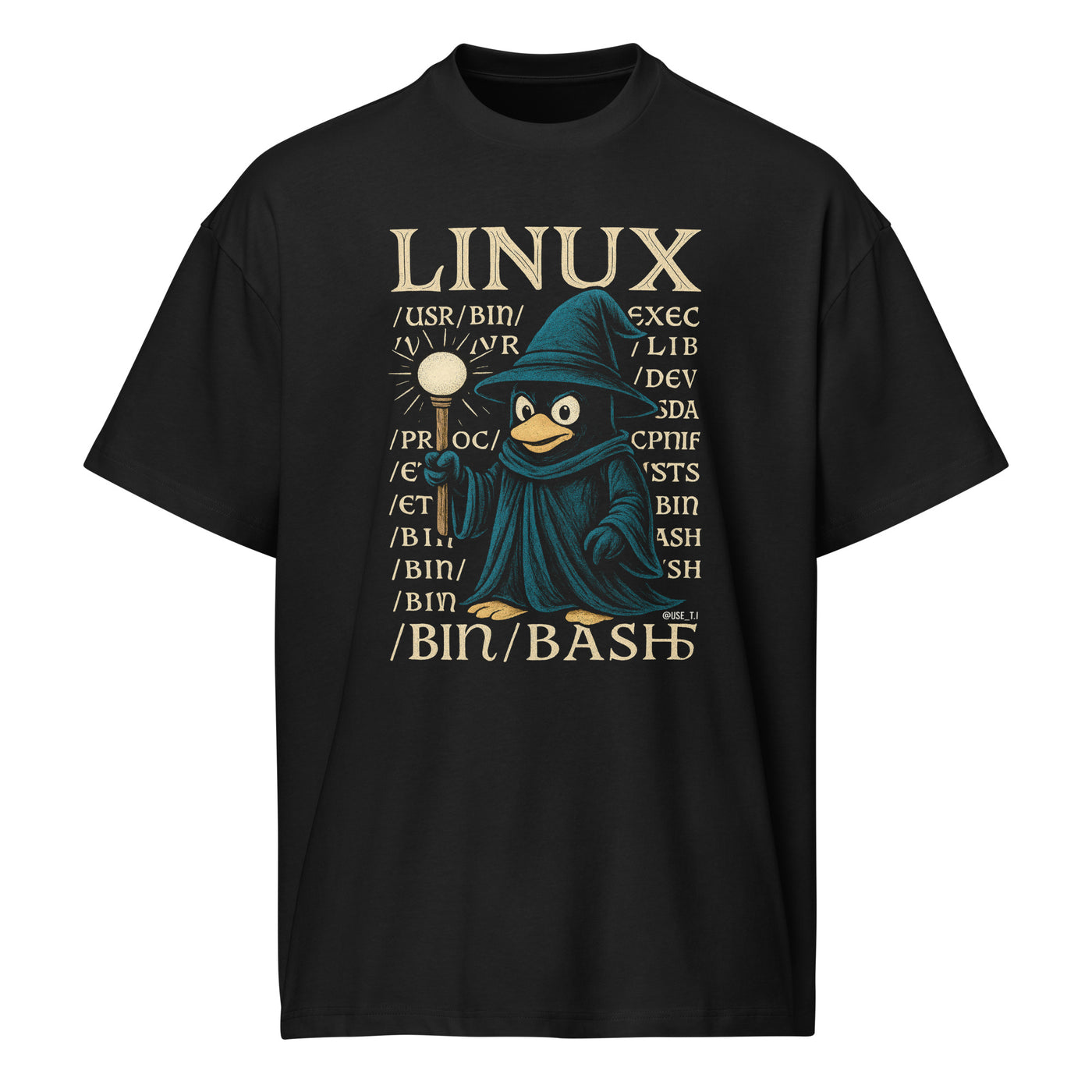 Linux Wizard - /bin/bash Edition - Men’s box tee