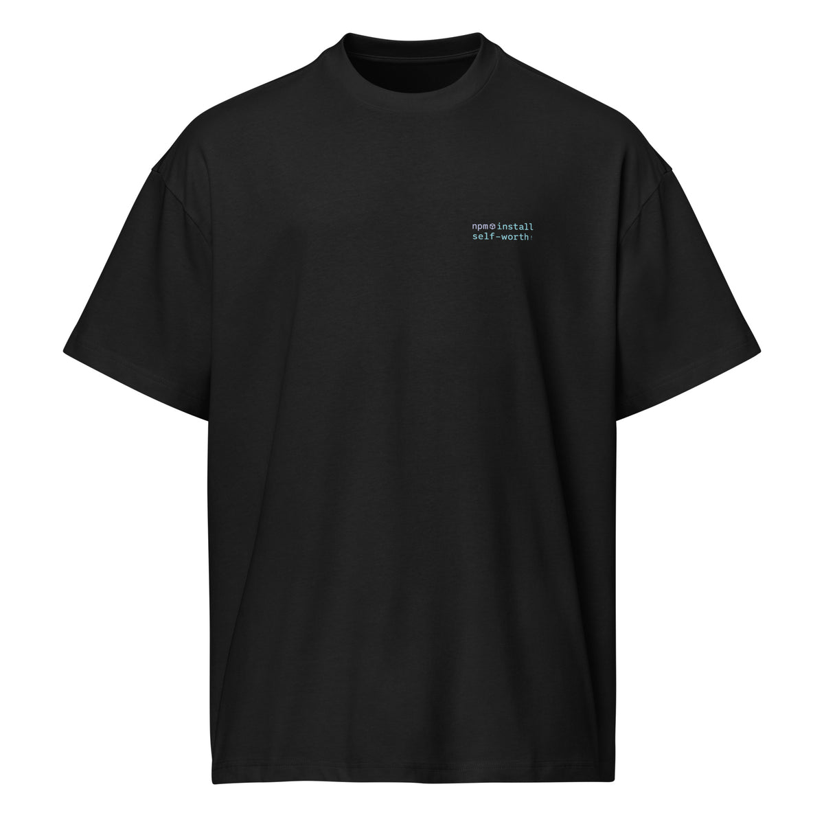 npm install self-worth - Men’s box tee