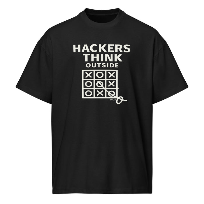 Hacker Think Outside - Men’s box tee