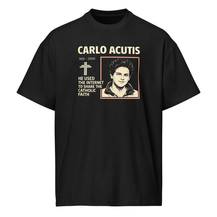 Carlo Acutis Digital Faith Tee - Men’s box tee