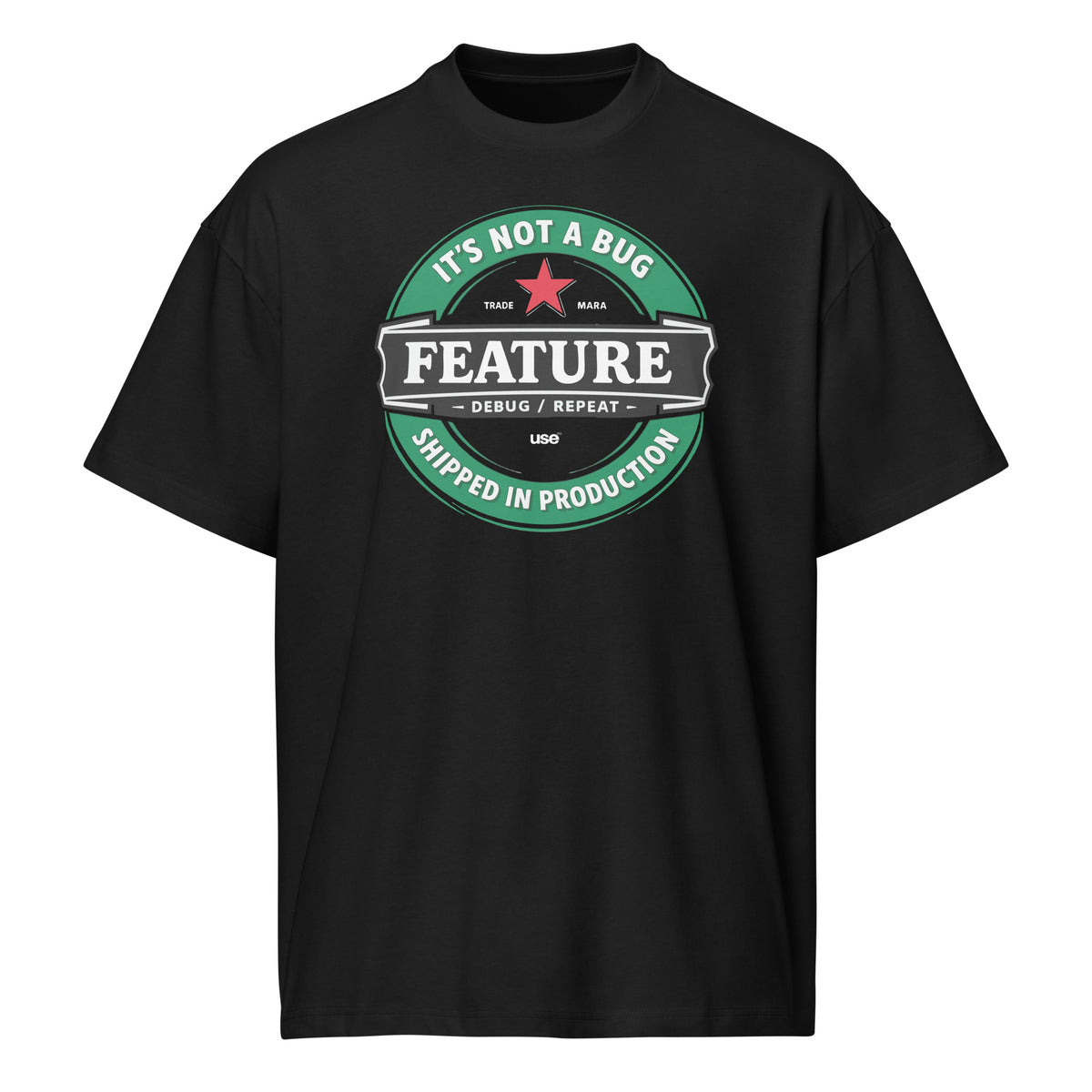 It’s not a bug, it’s a feature - Men’s box tee