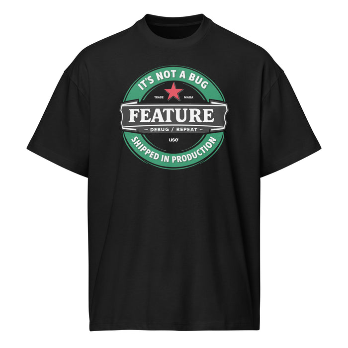 It’s not a bug, it’s a feature - Men’s box tee