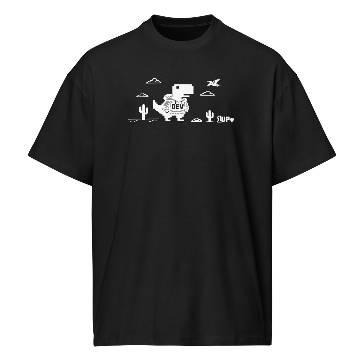 Dino Dev 1UP - Men’s box tee