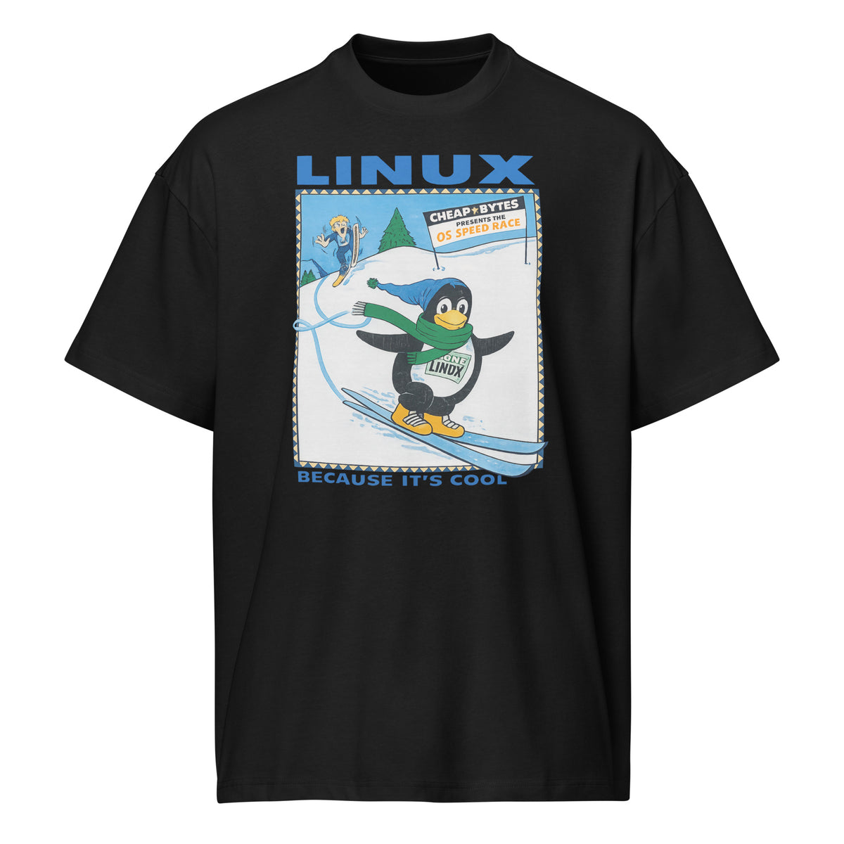 Linux Speed Race - Men’s box tee