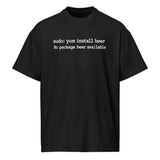 sudo: yum install beer - Men’s box tee