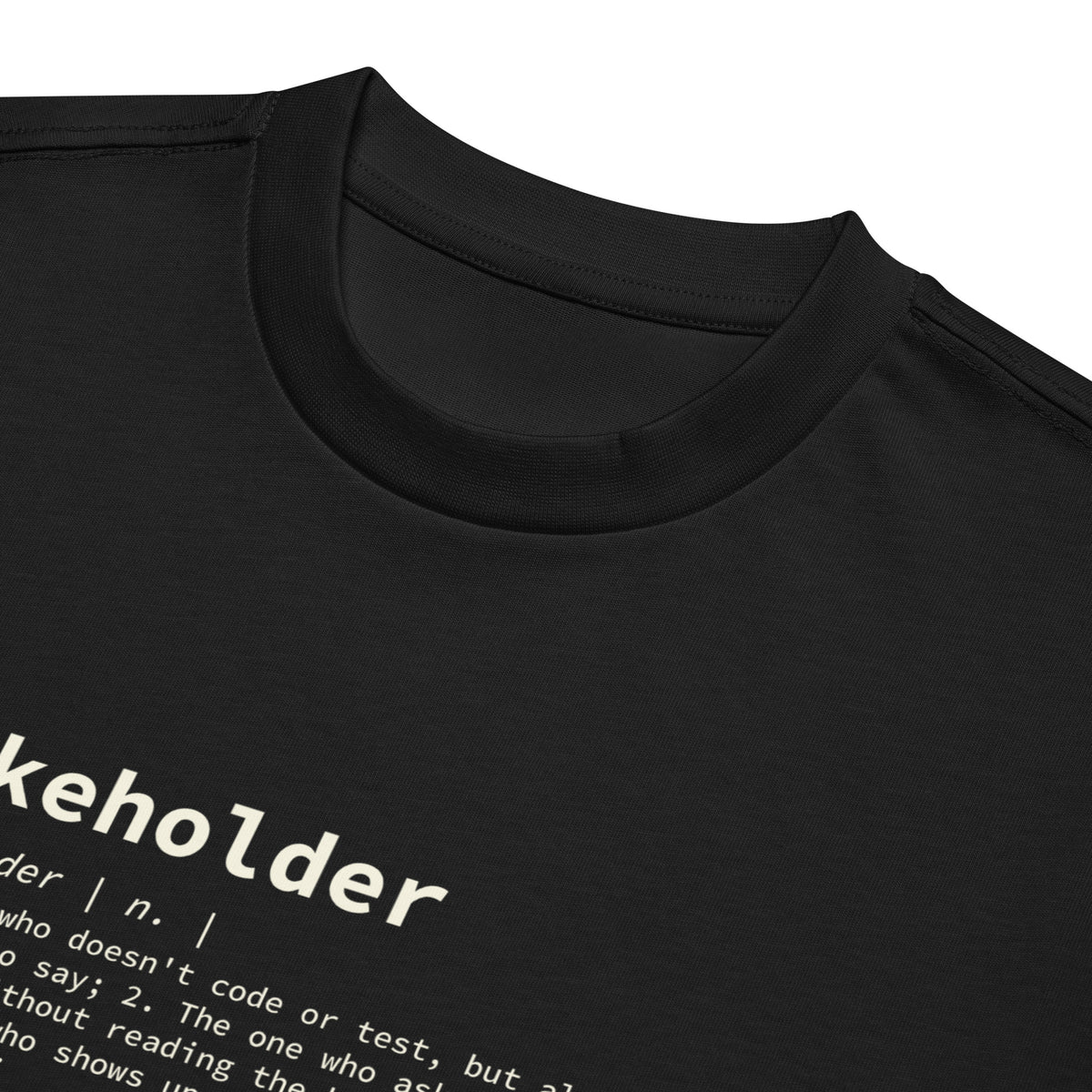Stakeholder Definition - Men’s box tee