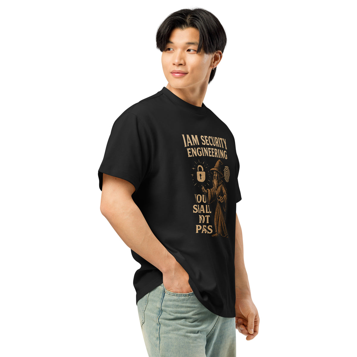 IAM Security Engineering - You Shall Not Pass - Men’s box tee