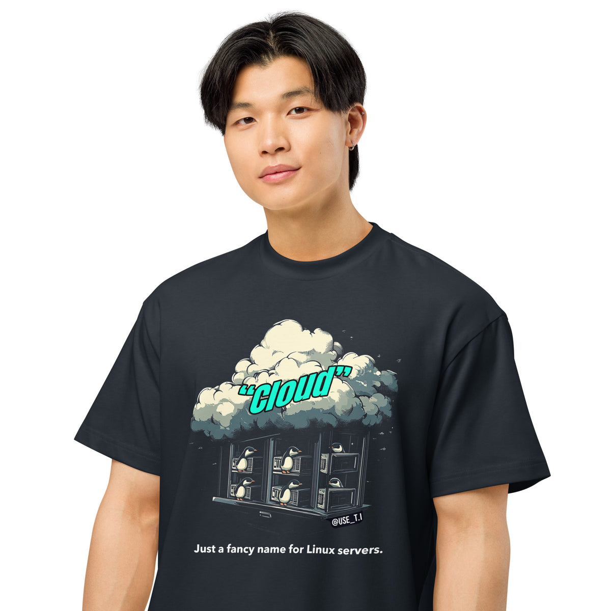 Cloud - Just a Fancy Name for Linux Servers - Men’s box tee