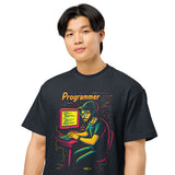 Programmer with Vibrant Colors - Men’s box tee