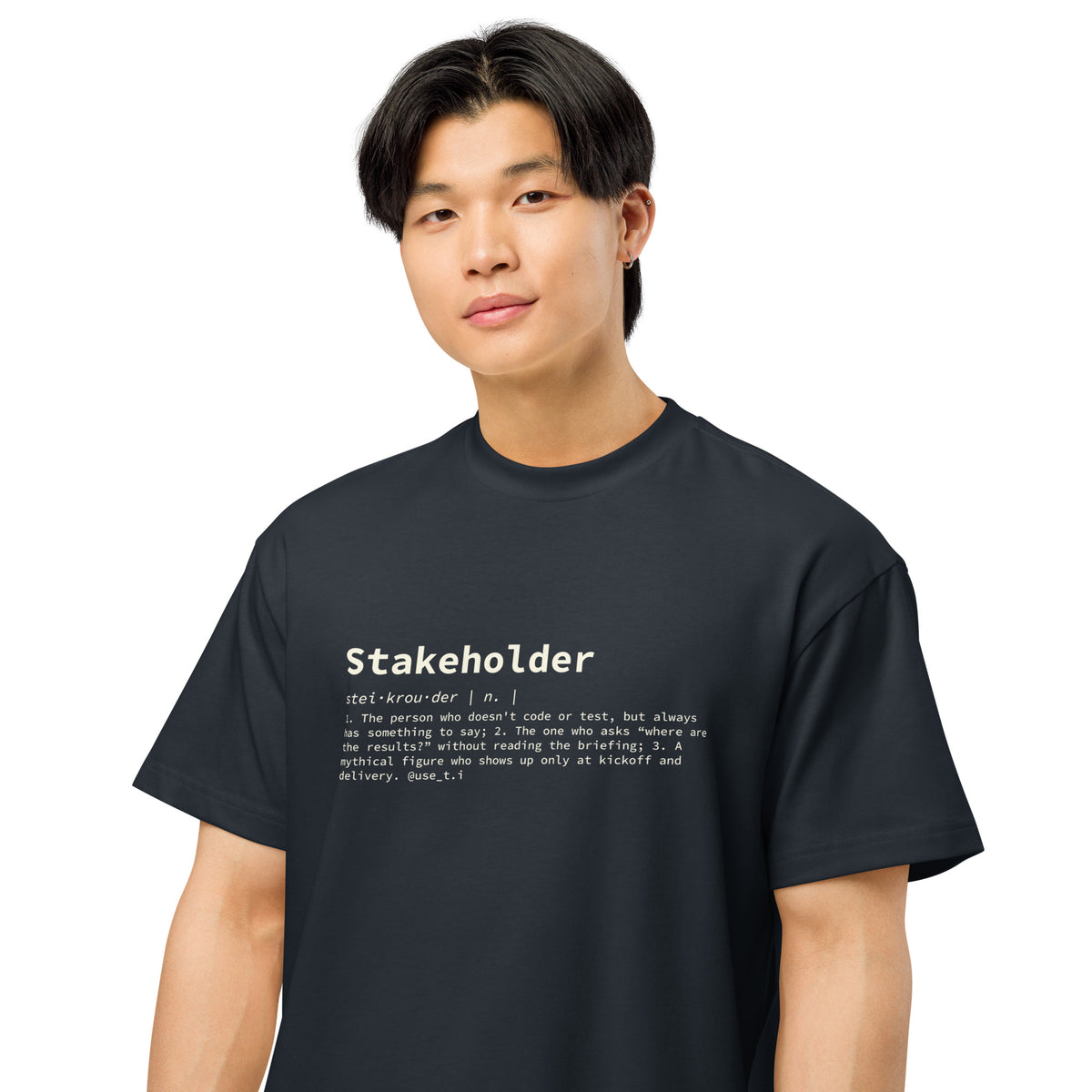 Stakeholder Definition - Men’s box tee