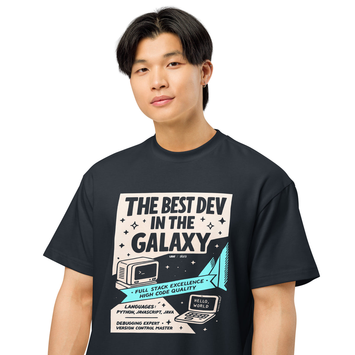 The Best Dev in the Galaxy - Men’s box tee