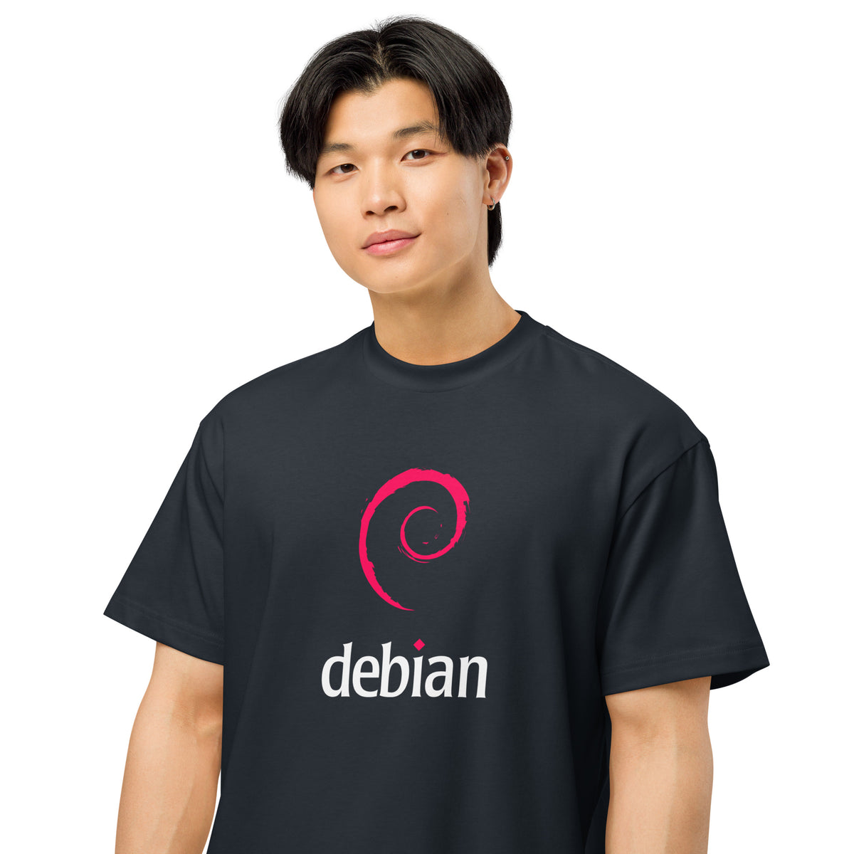 Linux Debian Classic Logo - Men’s box tee
