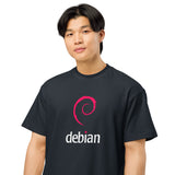 Linux Debian Classic Logo - Men’s box tee