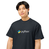 Python Logo - Code with Elegance - Men’s box tee