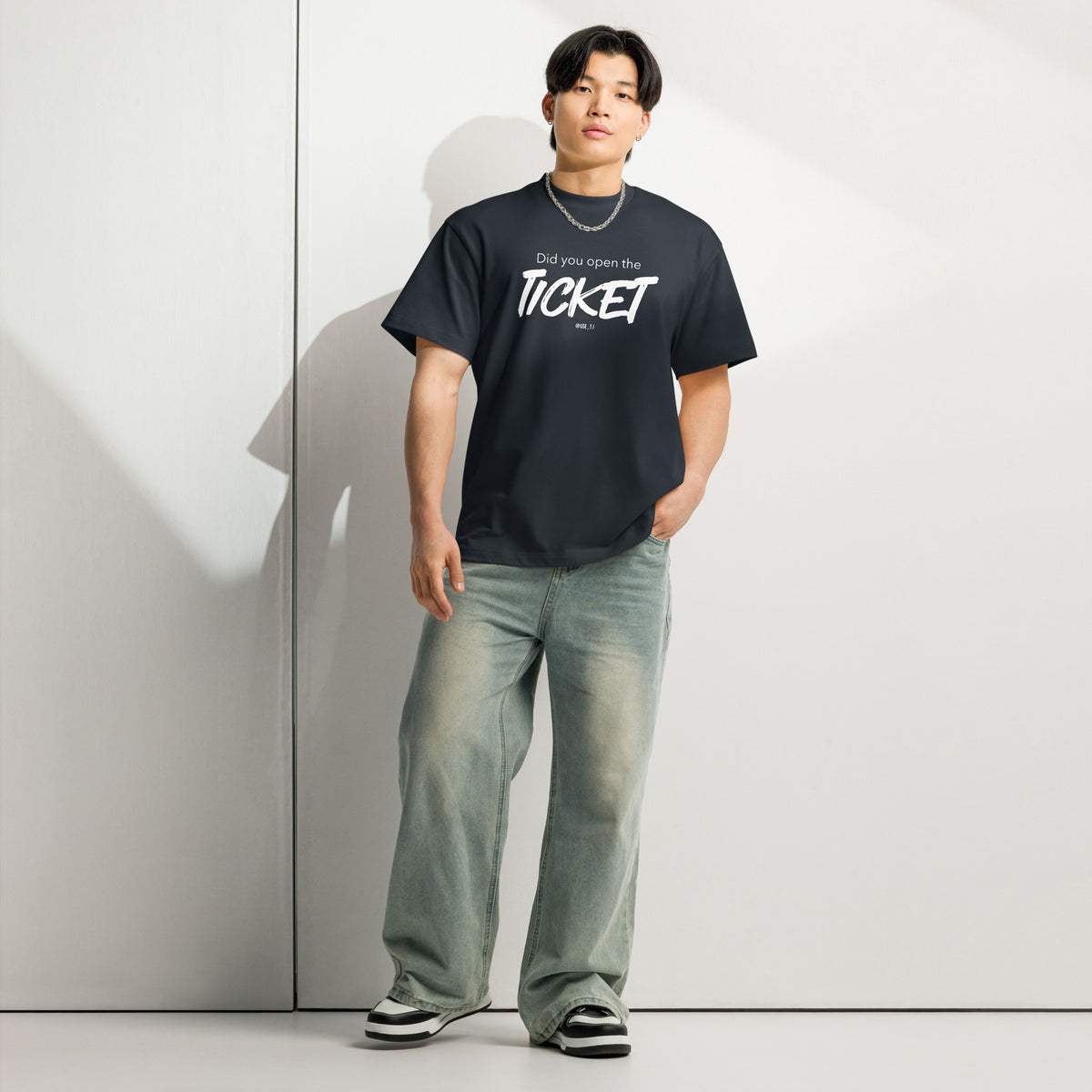 Did You Open the Ticket? - Men’s box tee