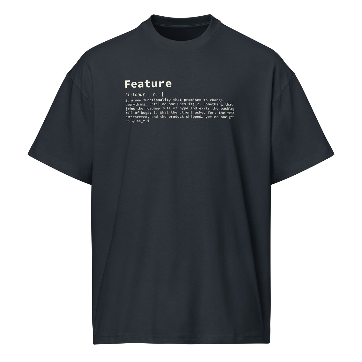 Feature Definition - Men’s box tee