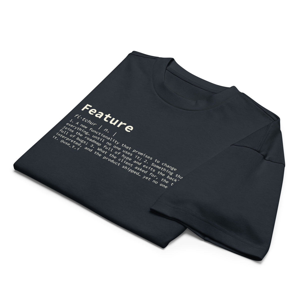Feature Definition - Men’s box tee