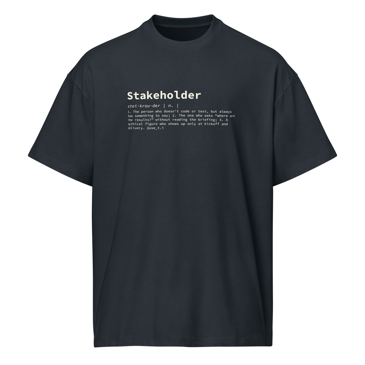 Stakeholder Definition - Men’s box tee
