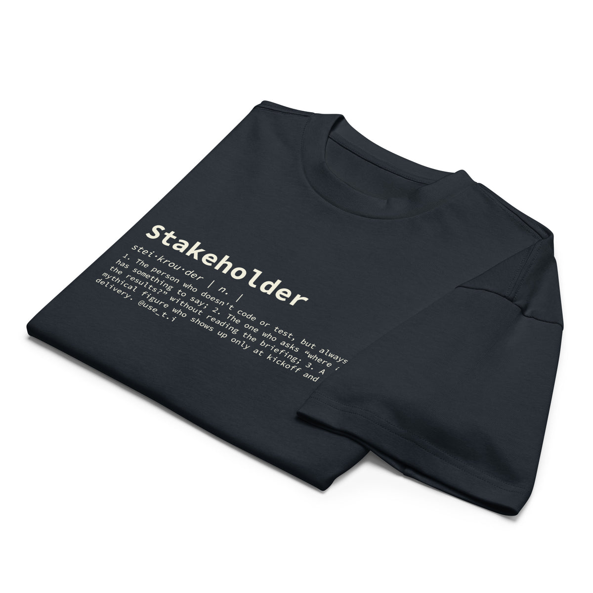 Stakeholder Definition - Men’s box tee