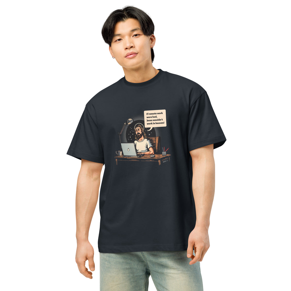 If Remote Work Were Bad - Men’s box tee