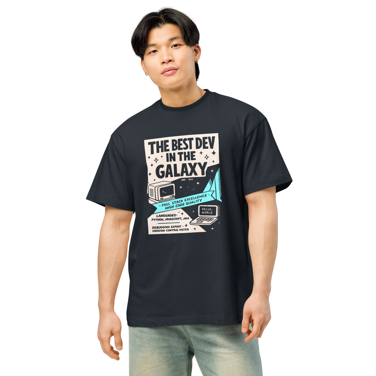 The Best Dev in the Galaxy - Men’s box tee