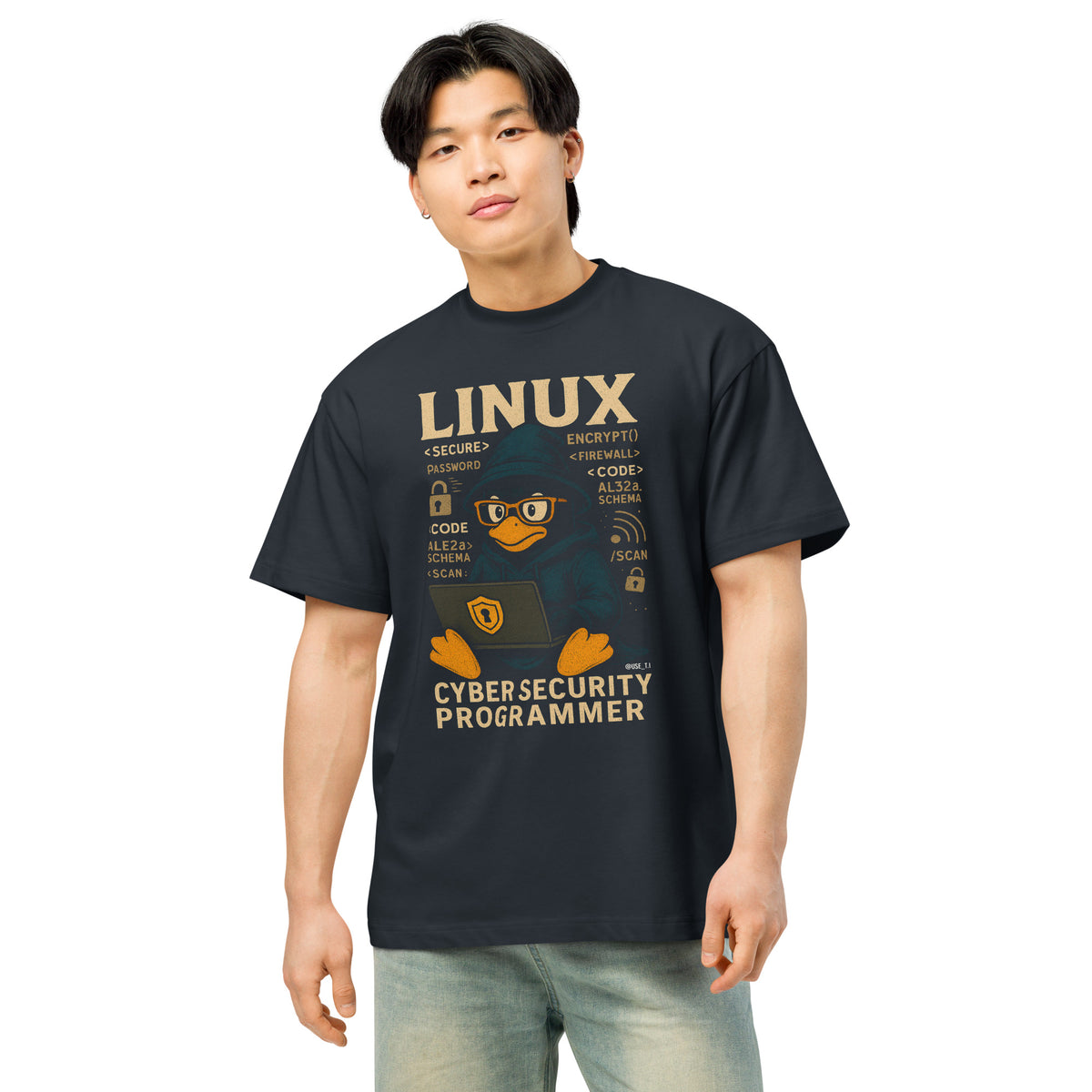 Linux Cyber Security Programmer - Men’s box tee