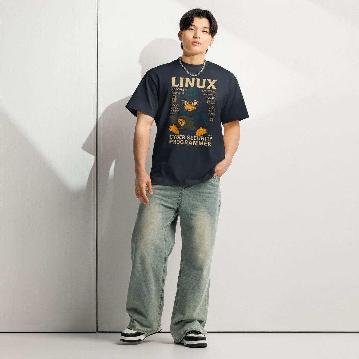 Linux Cyber Security Programmer - Men’s box tee