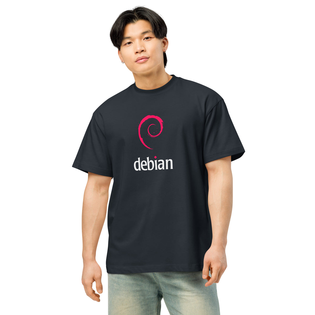 Linux Debian Classic Logo - Men’s box tee