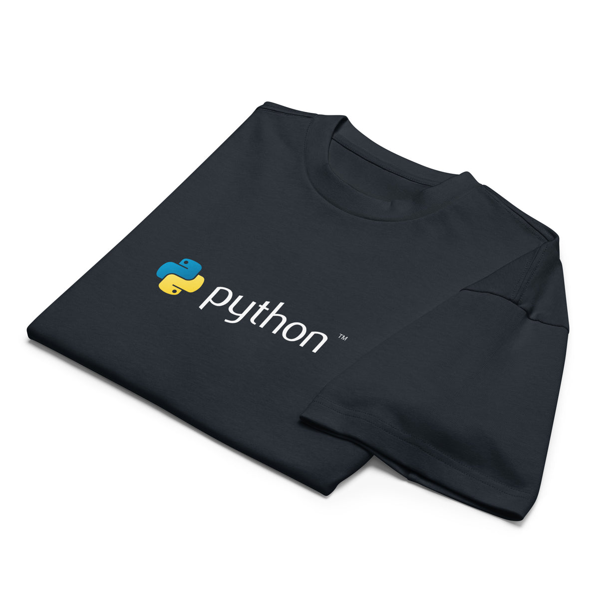 Python Logo - Code with Elegance - Men’s box tee