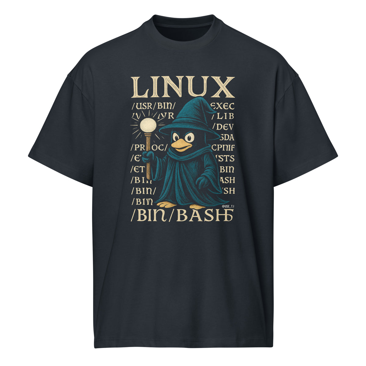 Linux Wizard - /bin/bash Edition - Men’s box tee