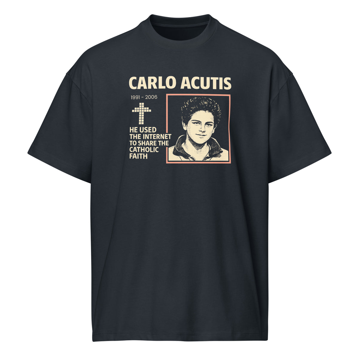 Carlo Acutis Digital Faith Tee - Men’s box tee