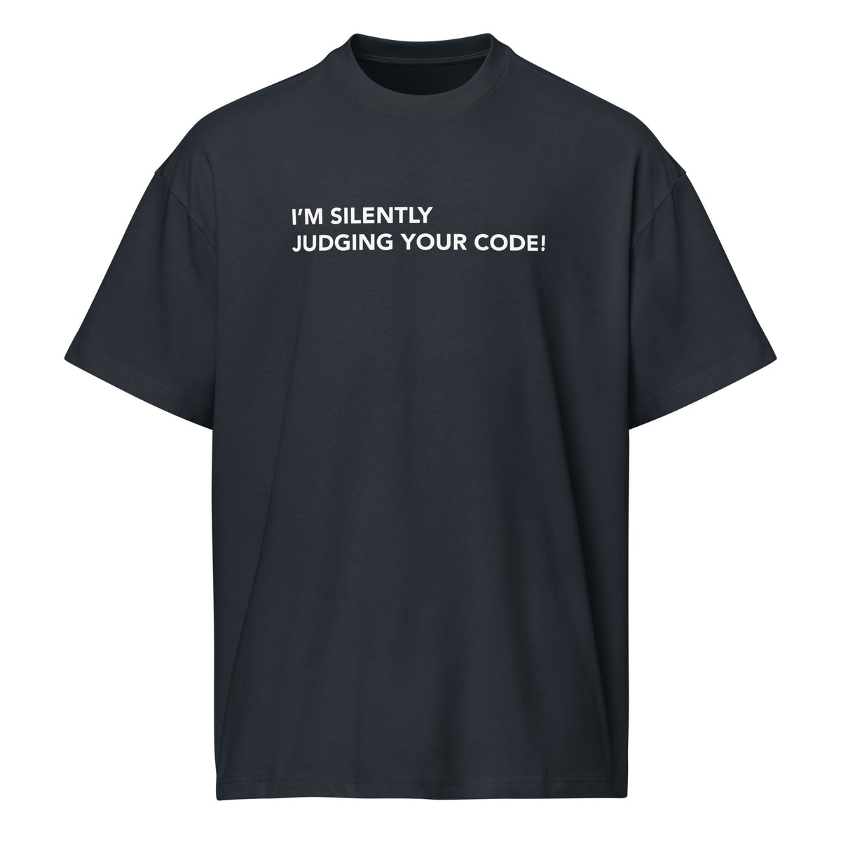 I’m Silently Judging Your Code - Men’s box tee