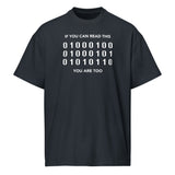 If You Can Read This, You Are Too - Men’s box tee