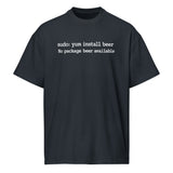 sudo: yum install beer - Men’s box tee